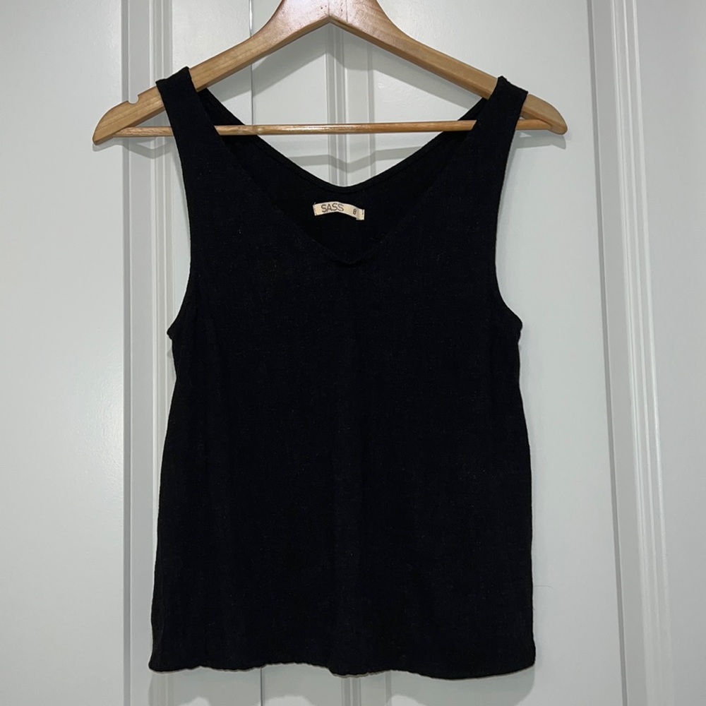 Black Linen Set - image 2